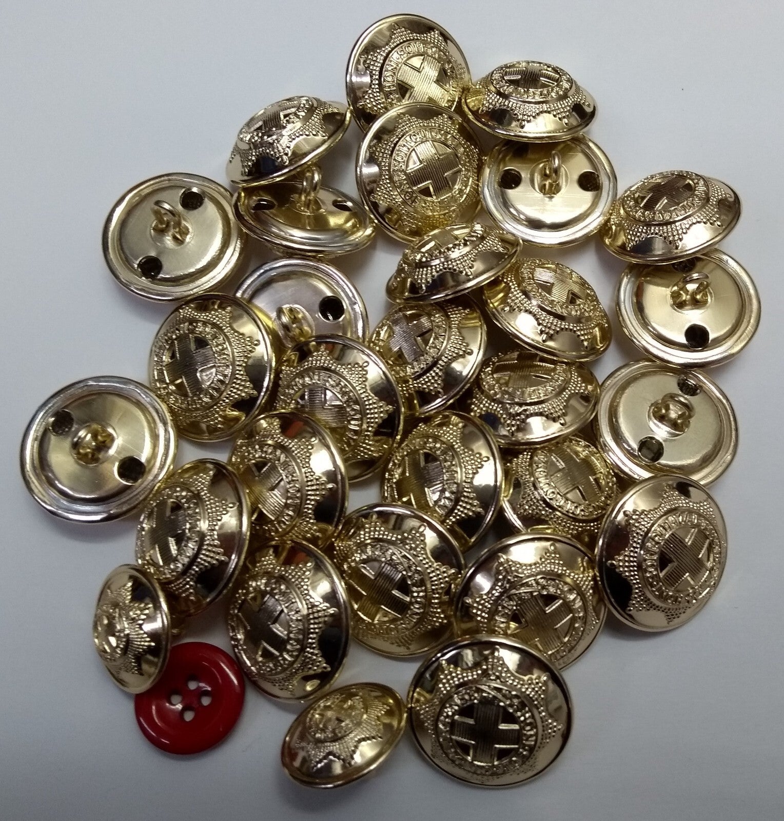 Coldstream Guards Red Tunic 30 Button Set Complete Genuine British Army Issue