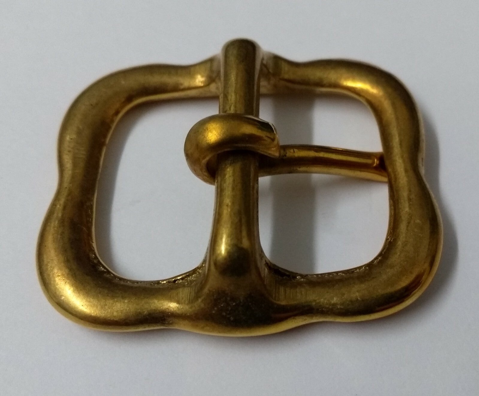 Genuine British Army Horse Guards & H Cav Brass 1" Bridle Crown Buckle