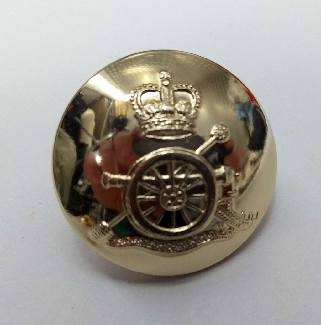 Genuine British Army Issue Royal Artillery Regiment Insignia Buttons 40L X25