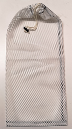 Small White Mesh Laundry / Linen Bag with Drawcord Genuine British