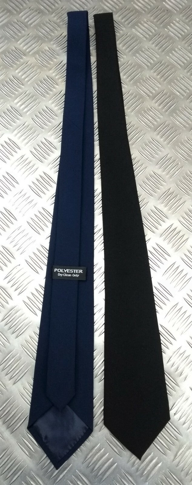 Genuine British Made Dress Tie Blue or Black Tie - NEW