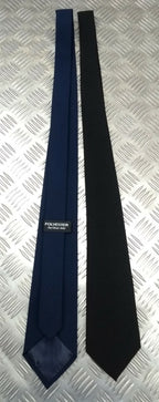 Genuine British Made Dress Tie Blue or Black Tie - NEW