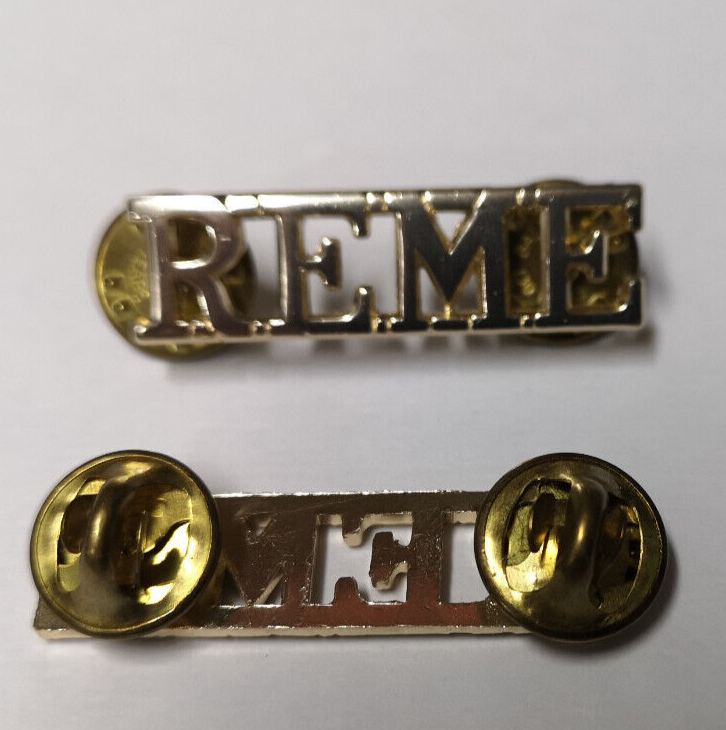 REME Royal Electrical & Mechanical Engineer Shoulder Titles NEW