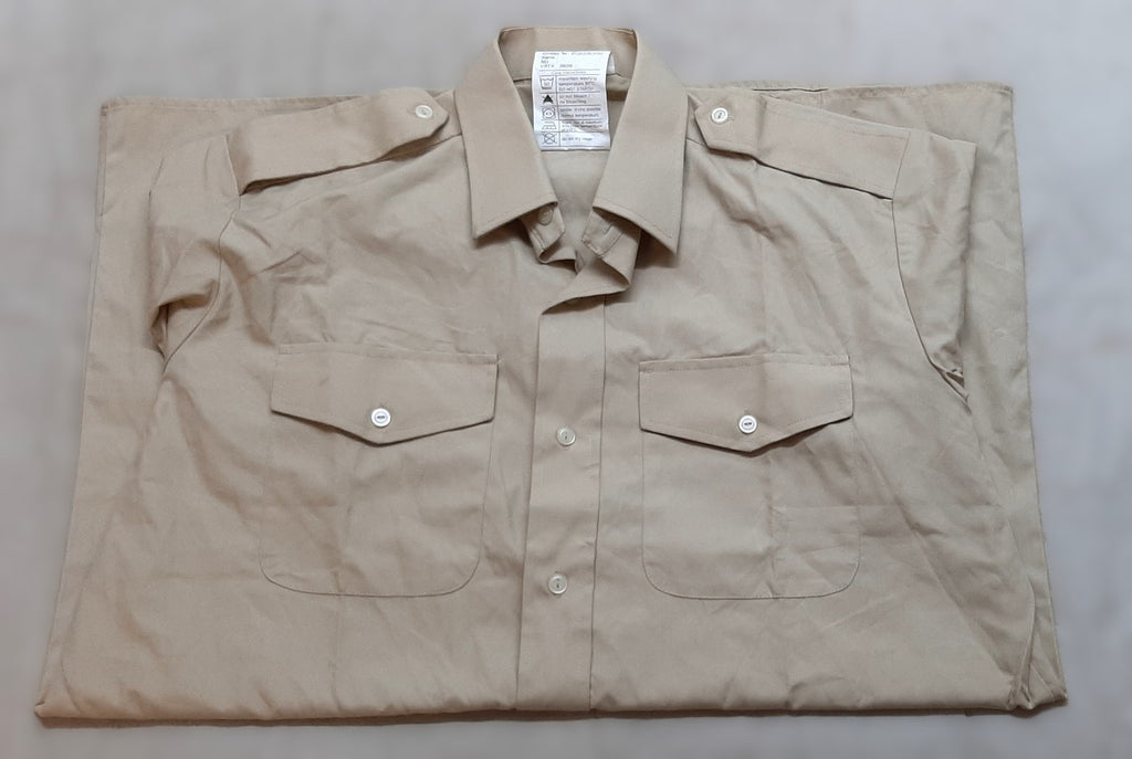 British Army Shirt Short Sleeve FAD No2 Dress Size Collar 40cm