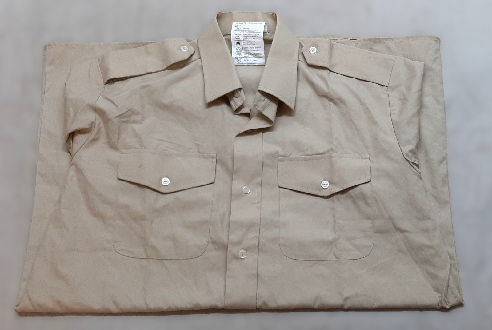 British Army Shirt Short Sleeve FAD No2 Dress Size Collar 40cm