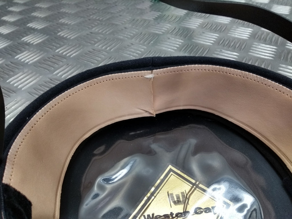 Black Dress Hat Genuine British Made Uniform Visor Cap - Assorted Sizes