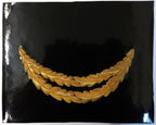 Genuine British Made 2 Row Officers "Scrambled Egg" Oak Leaf Decoration