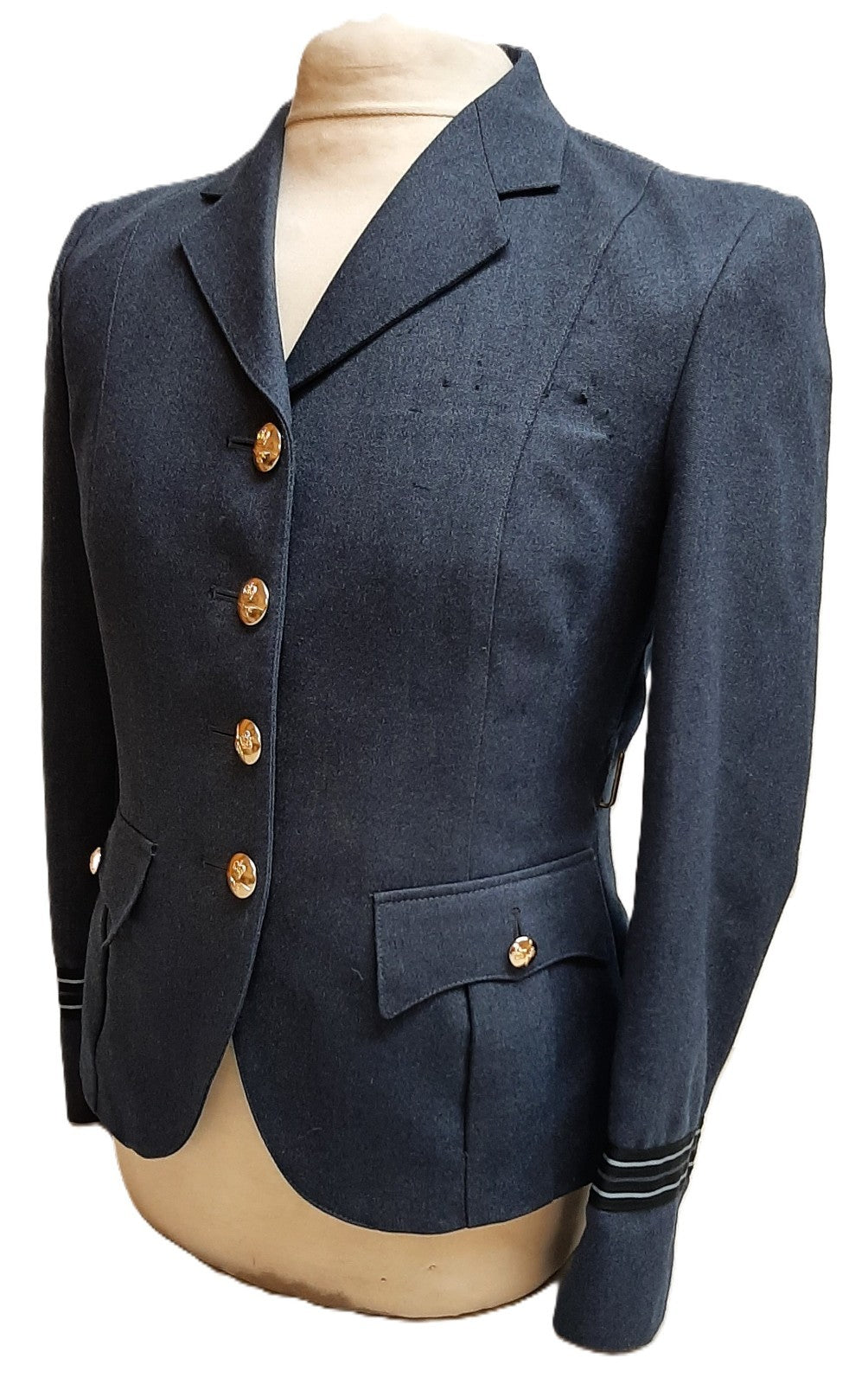 RAF Womans Royal Air Force Jacket No1 Dress OFC / WOs WRAF Blue Grey Colour Size 100cm Reg