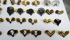 US & Other Metal Badges / Pins / Bars / Chevrons / Ranks x30 Assorted Joblot