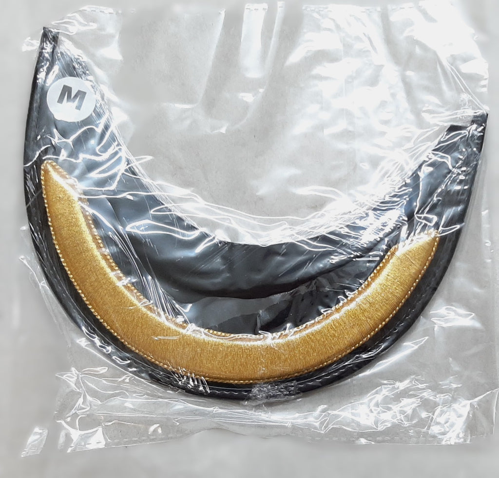 Field Ofc Peak British 20mm Gold Bar Visor for Dress Hat Size M NEW