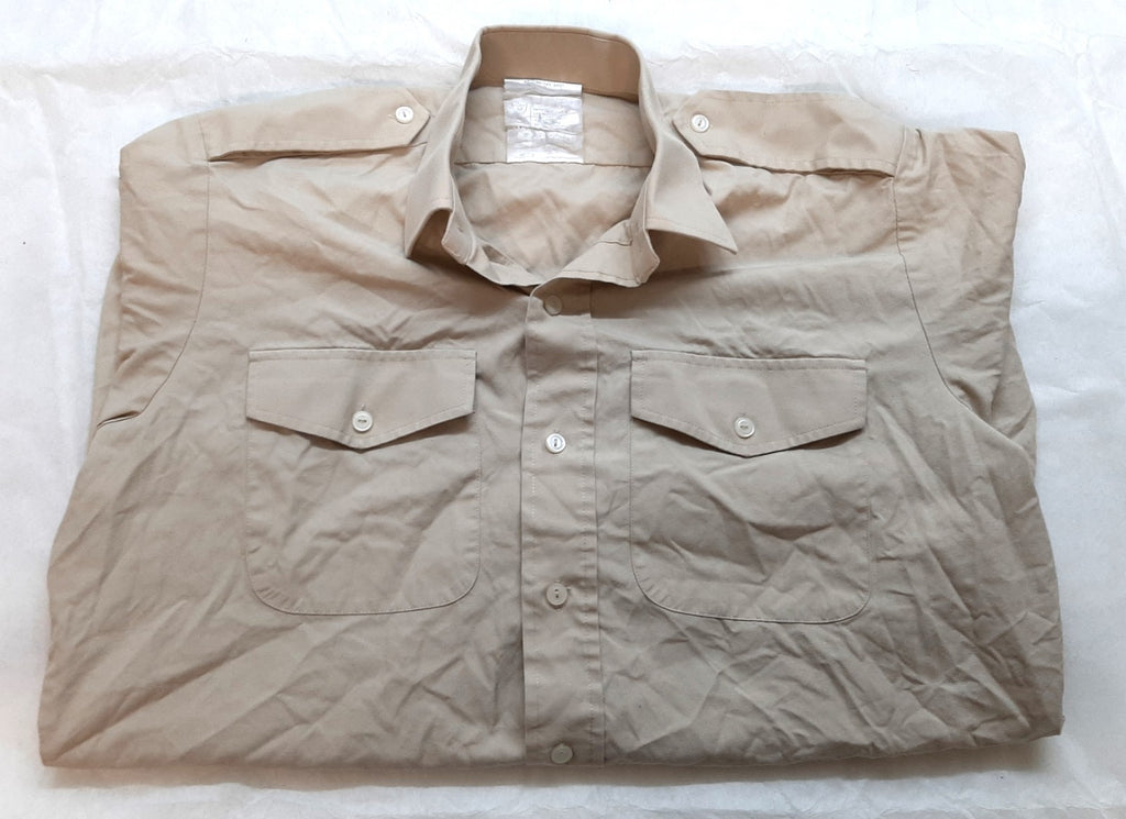 SGT Shirt British Army FAD Fawn Short Sleeve Sergeant / Signaller Insignia 38cm