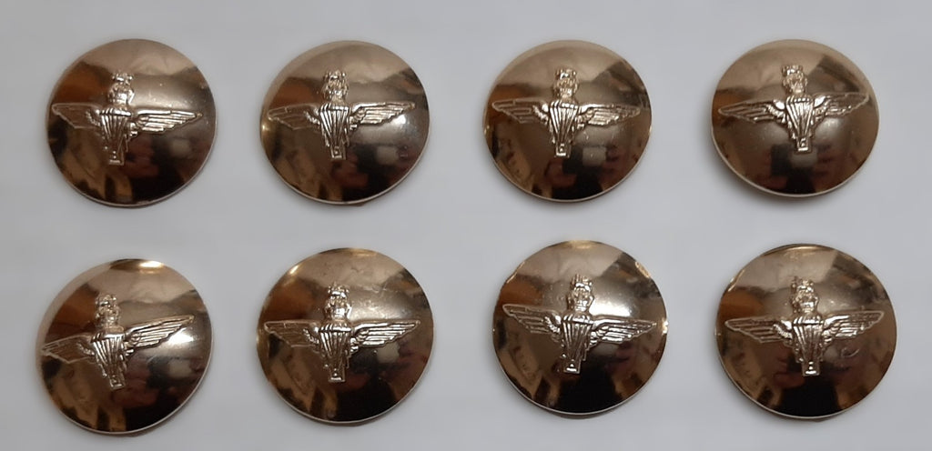 The Parachute Regiment No2 Ring Back Button Set British Army Insignia O/R