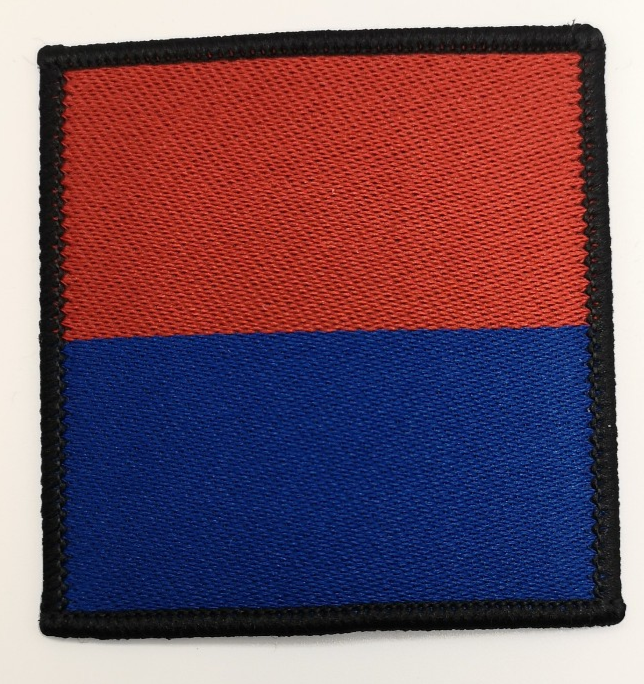 Royal Artillery TRF Tactical Recognition Flash Red and Blue Patch