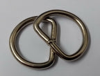 Genuine British Issue 20mm Nickel Plated Metal D Rings X 4 Pieces STD55