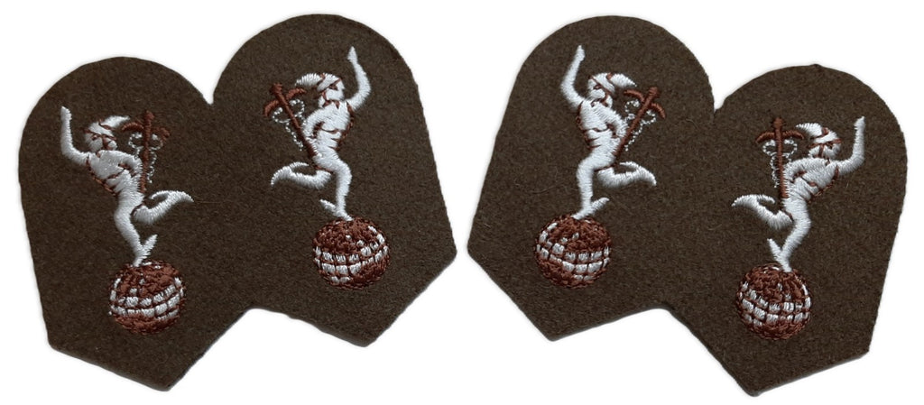 British Army Insignia Royal Corps of Signals SGT / S SGT Figure of Mercury Jimmy