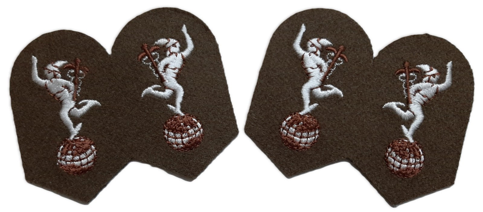 British Army Insignia Royal Corps of Signals SGT / S SGT Figure of Mercury Jimmy
