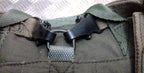 Vintage Canvas Bag Shoulder or Mini Backpack Straps Grey/Green