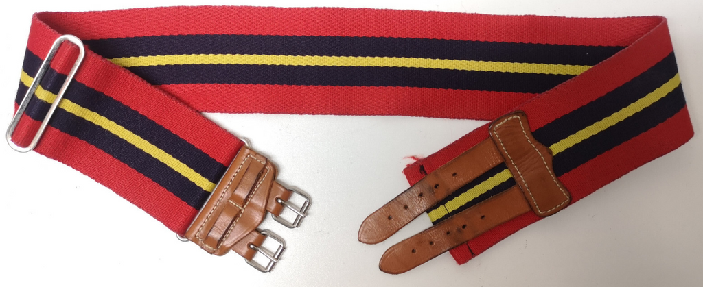Royal Artillery Stable Belt with Light Brown Leather Straps British Issue