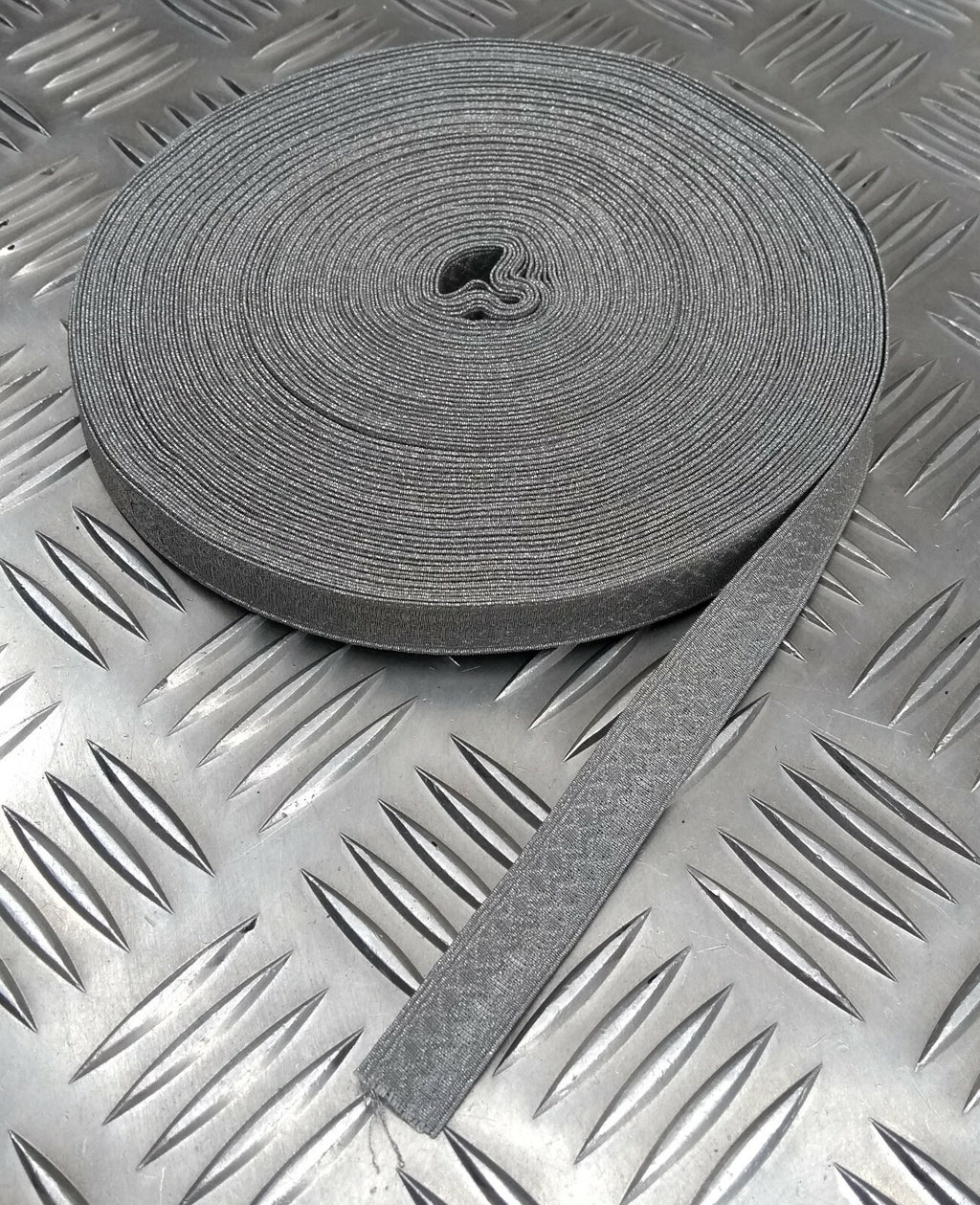 Silver / Grey Braided 13.5mm Ranks Lace Ribbon 25-100cm Genuine British