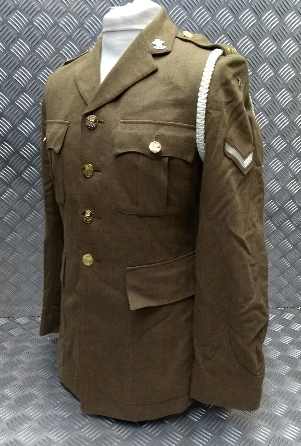 No2 KRH FAD Jacket Fully Buttoned With Insignia & Badges British Army Issue 96cm