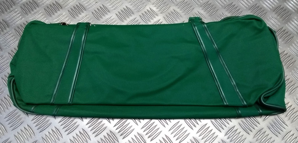 Vintage 70s Holdall Carry All EX Large Vinyl Discharge Green British Surplus NOS