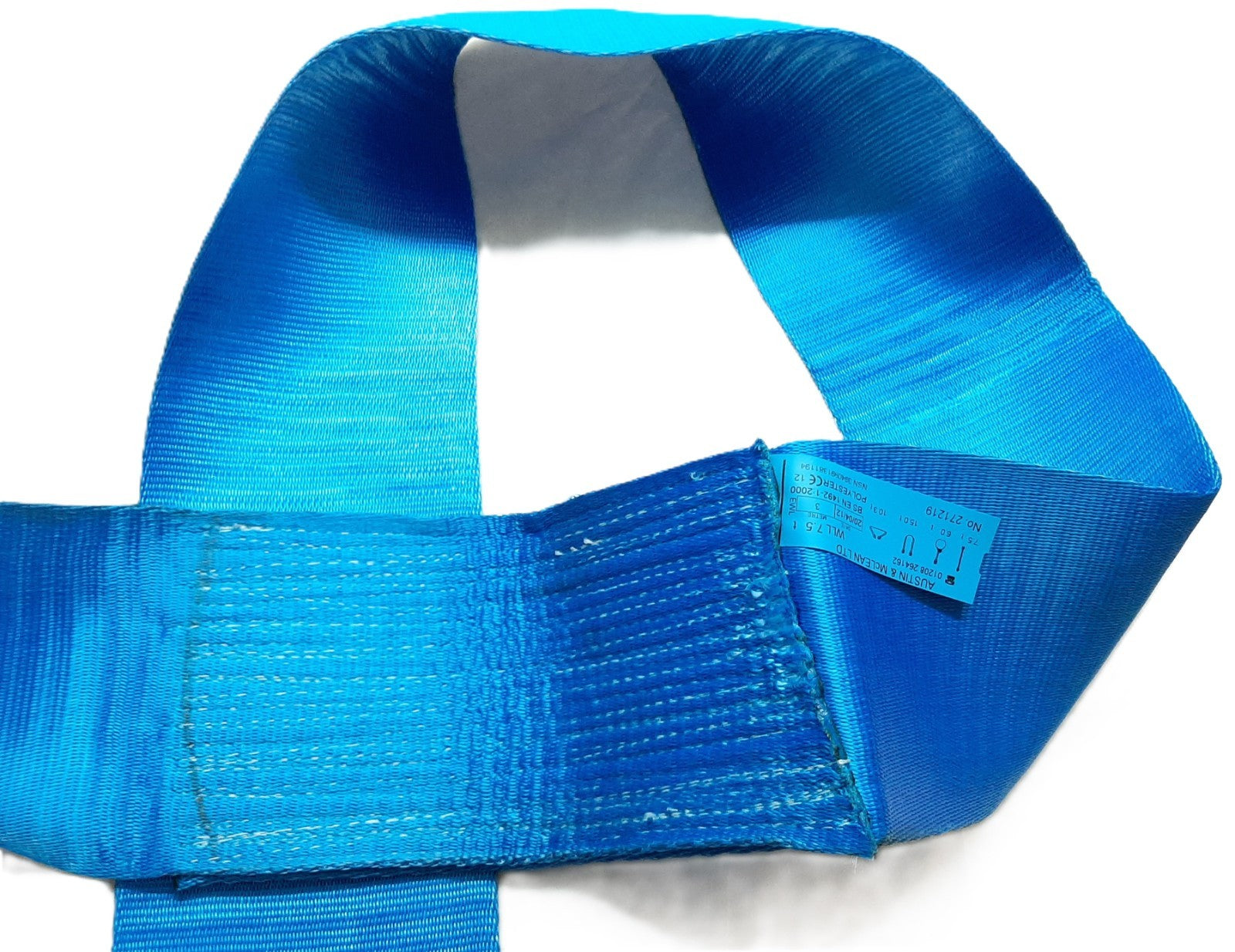 200mm Webbing Sling British Endless Cargo Strap Break Strength 52.5 T