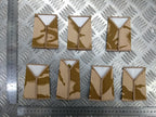 Desert Camo Rank Slides Various Ranks Genuine British Army - NEW
