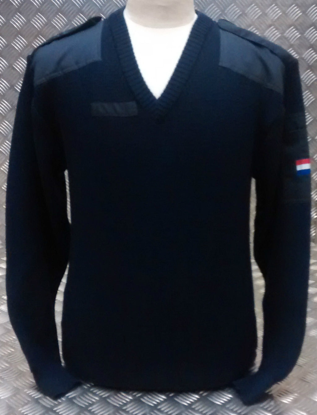 Genuine Vintage Dutch Navy V NeckNeck Pull Over / Jumper Very Warm Wool - NEW