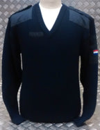 Genuine Vintage Dutch Navy V NeckNeck Pull Over / Jumper Very Warm Wool - NEW