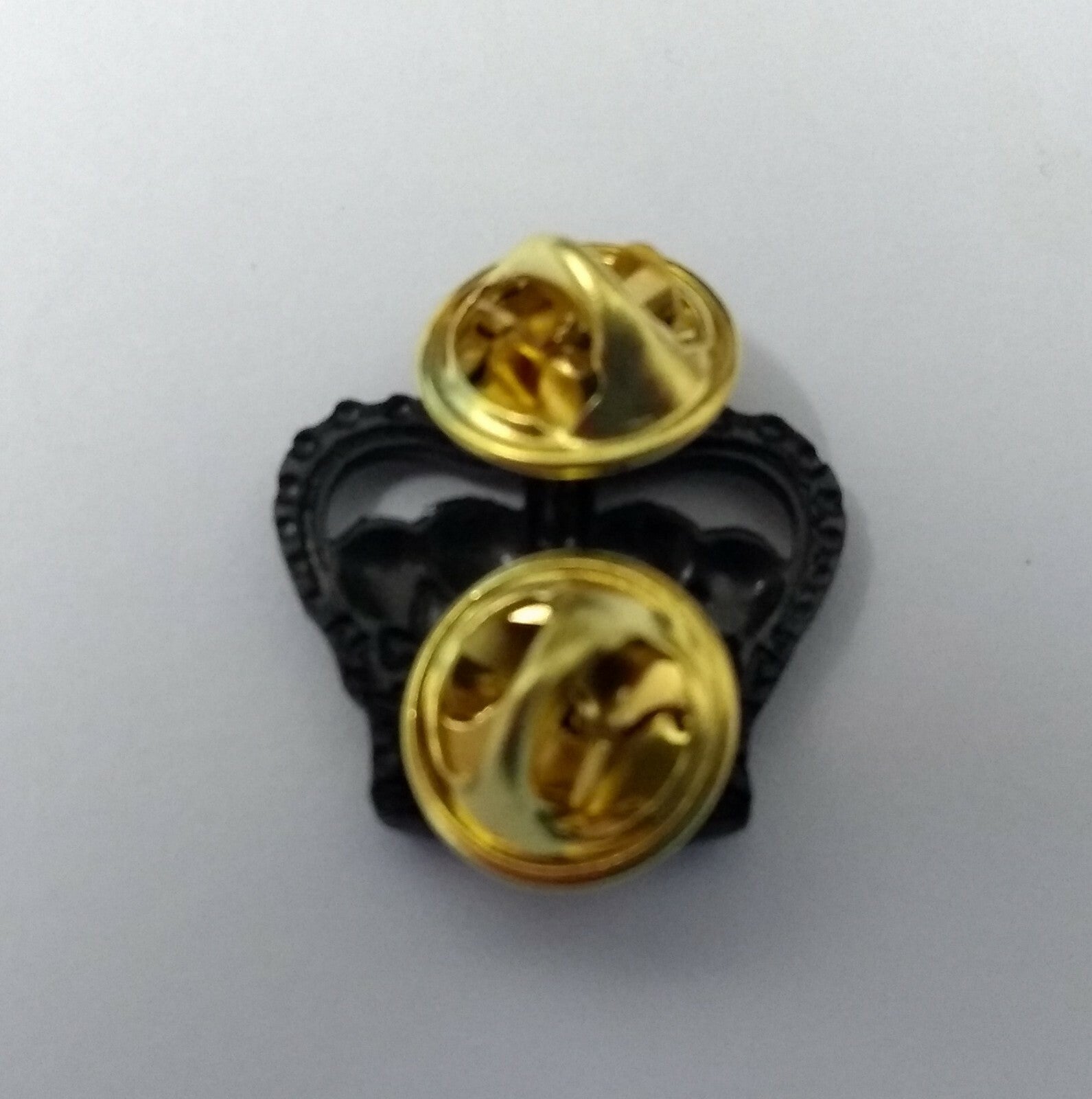 Genuine British Royal Marines RM Bronze Colour Officers 20mm Crown Badge RM1X