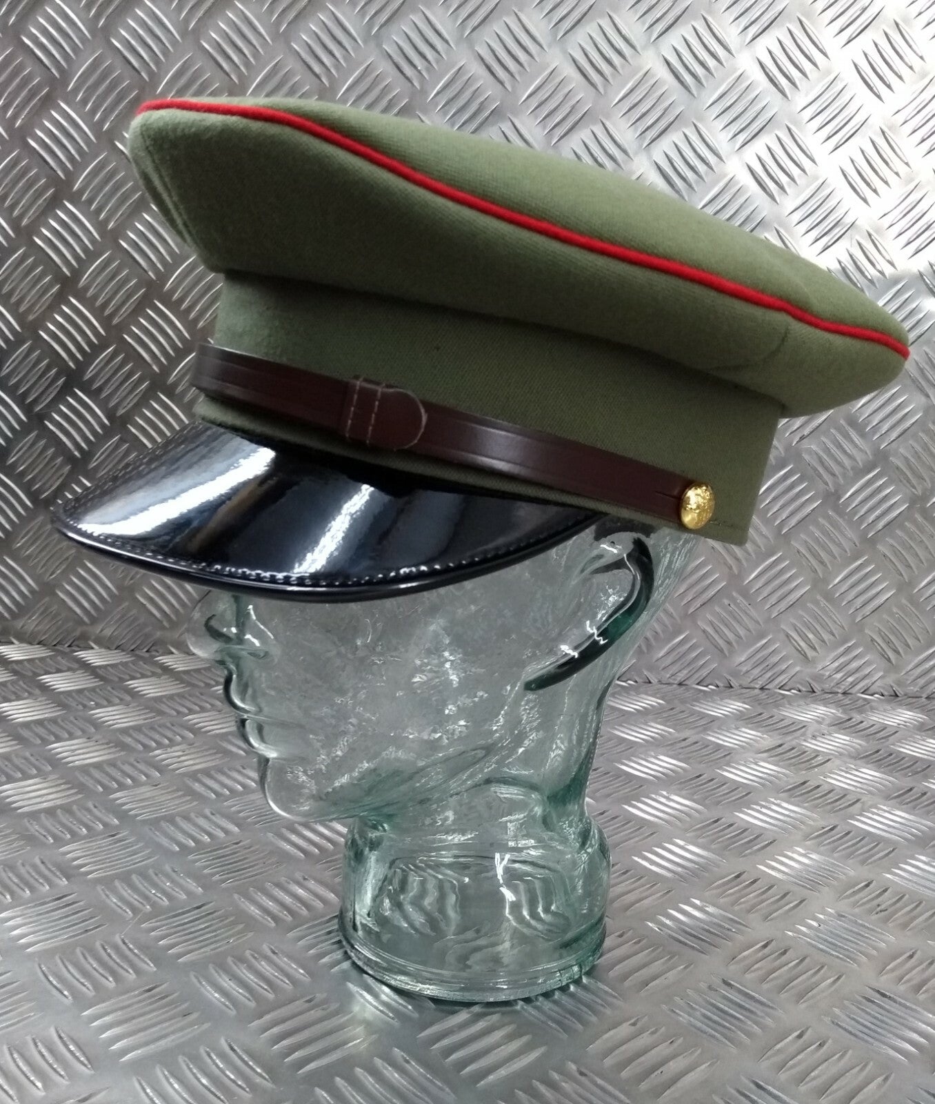 Genuine Ugandan 6 7/8 2nd LT Captain Officers Ceremonial Parade Dress Hat UGDH1