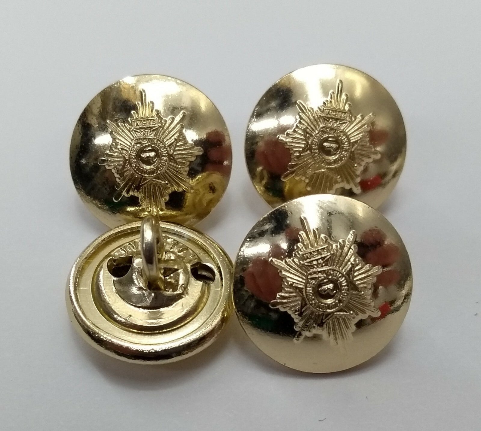 Genuine British Army Worcestershire & Sherwood Foresters 22L Buttons