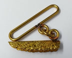 Genuine British Officers Cross Belt Pouch Plate Fern Leaf 2 1/2"
