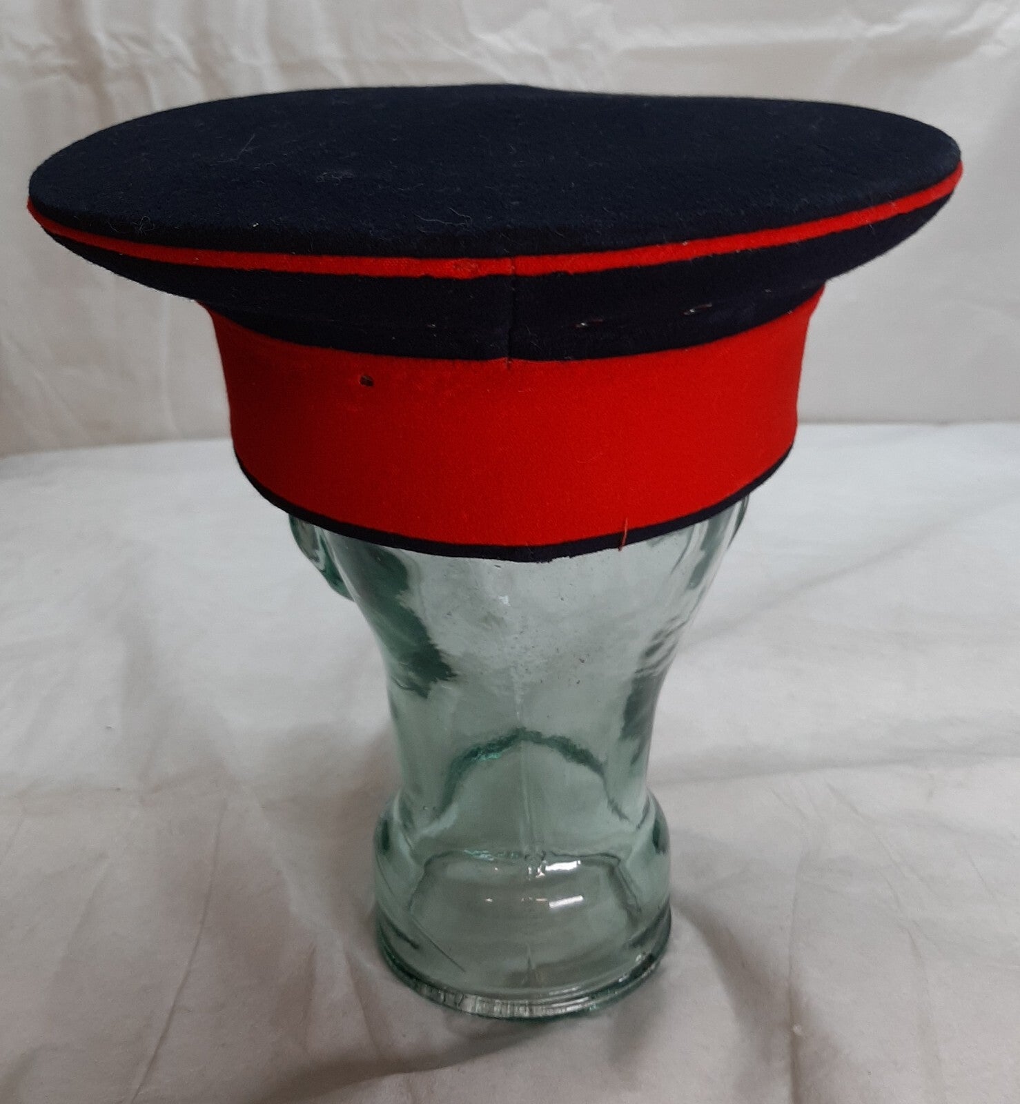 Vintage No1 Officer Hat British Army Royals Peaked Cap No Insignia Hawkes 55cm