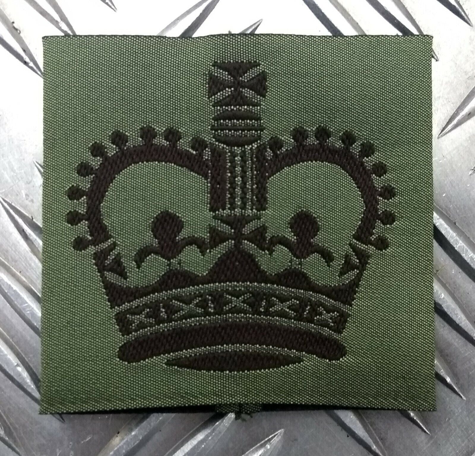 British MTP Green Slide Slider WO Warrant Ofc - NEW