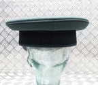 Parade Peak Cap Hat, Dark Green with Black Oak Leaf Band Fancy Dress - NEW