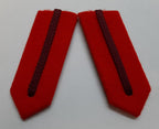 Army General Officer British No2 Dress Hand Embroidered Gorgets No Buttons