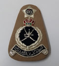Oman Rank Badge Khaki Stone Royal Crown Insignia 1st Sergeant Major 1 Star