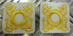 Genuine Naval Embroidered Cross Anchors And Lifebuoy Sew On Patches X 2 Nautical