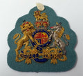 Genuine Vintage British LT Blue Warrant Officer Class 1 Badge