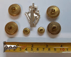 UDR Army Buttons & Badge British Ulster Defence Regiment Queens Crown Insignia