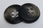 EX Army Buttons Old Stock British Made Mottled Grey 4 Hole Size 23L / 15mm
