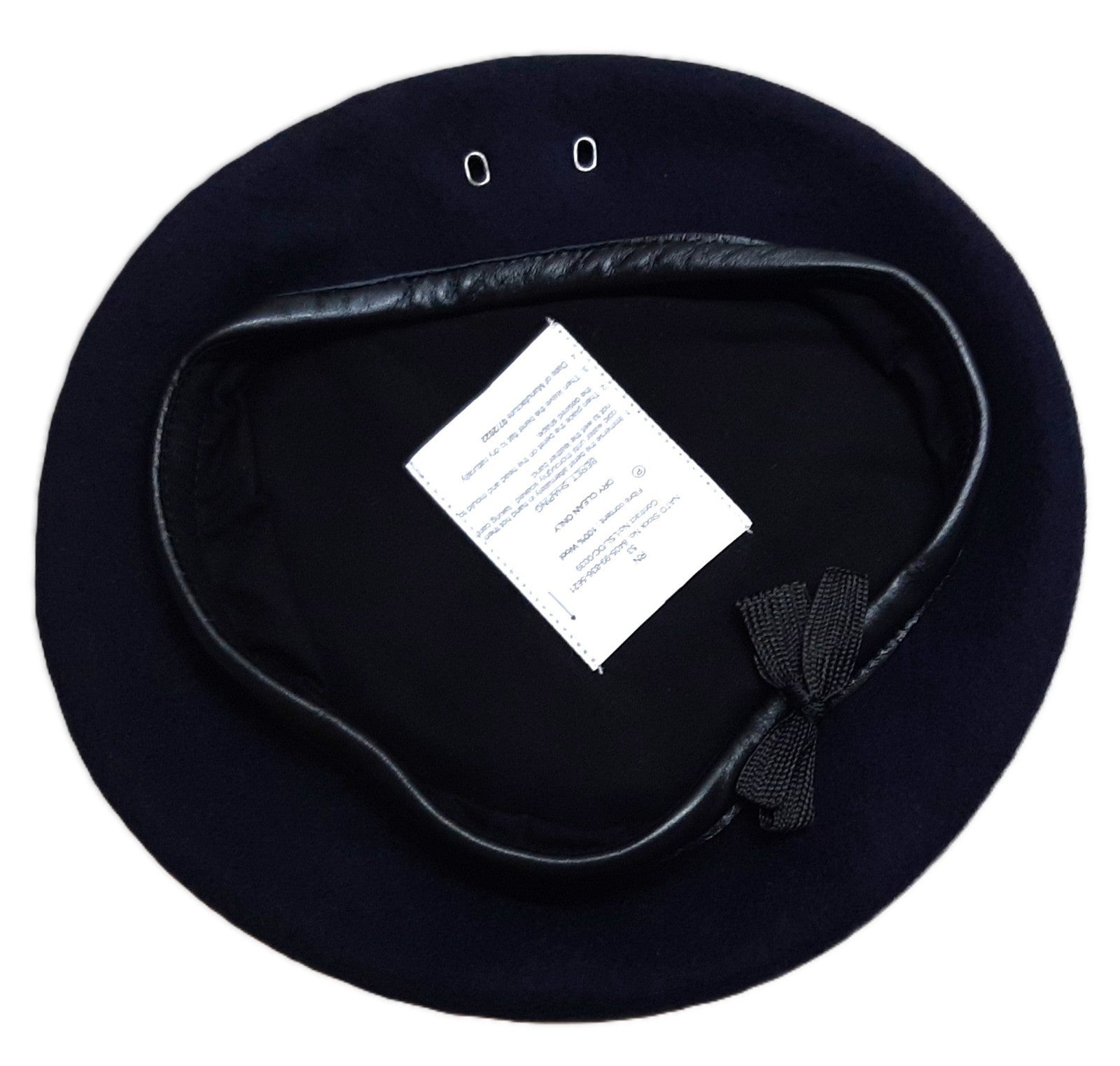 RN Navy Beret Wool Knitted With Leather Rim Naval Size 53cm x 10 Pieces NEW