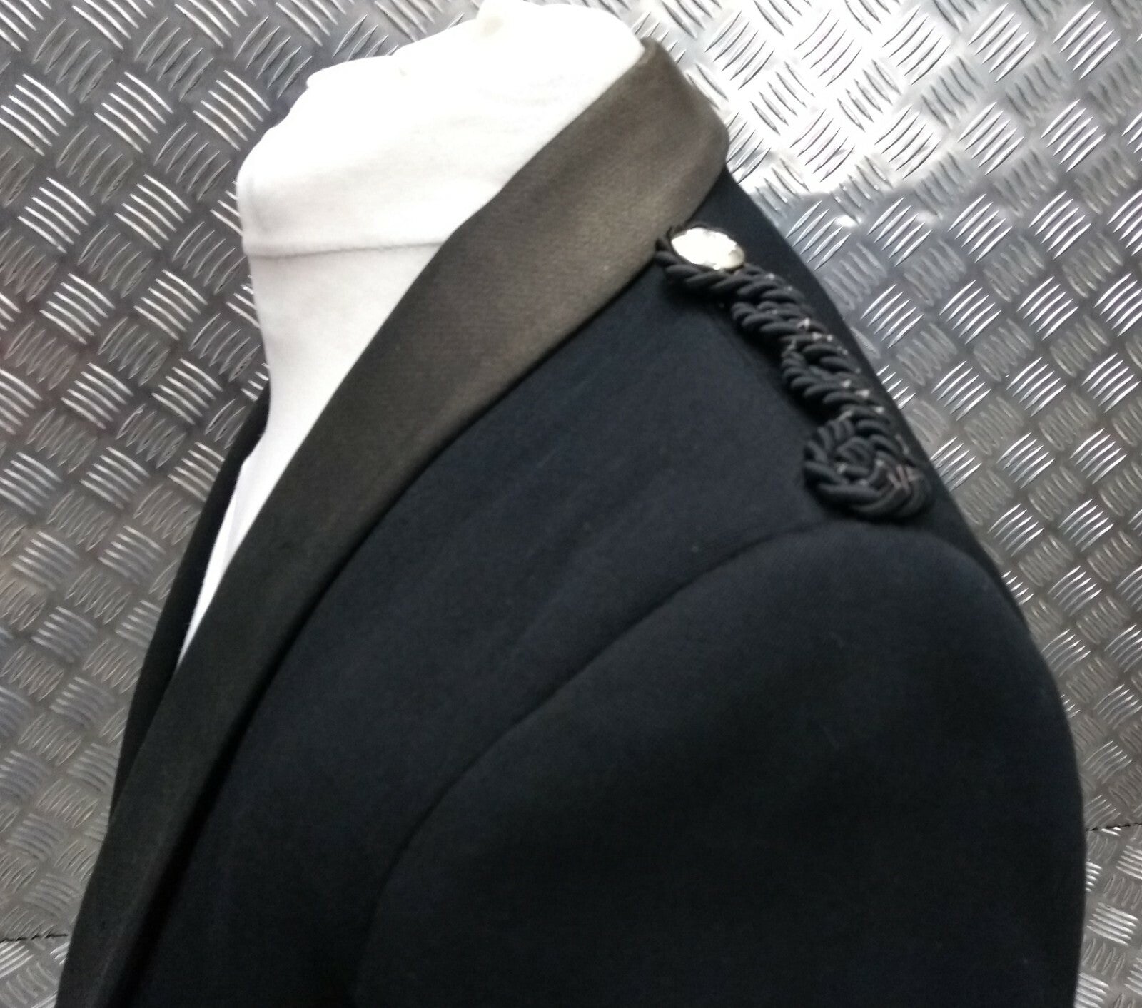 Vintage RTR Royal Tank NCO Ofc Mess Jacket Faulty EBYT405