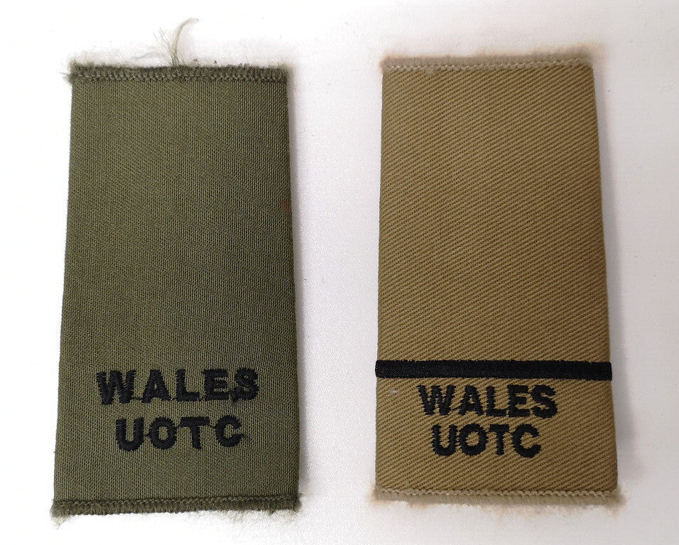 Wales University Officers Training Corp UOTC Rank Slide - Used