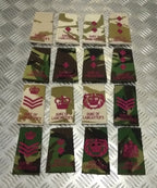 Duke Of Lancaster's Camo Rank Slide Various Ranks Genuine British