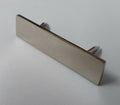 Genuine British Made Chrome Officer Rank Bar With Two Prong Fittings X1