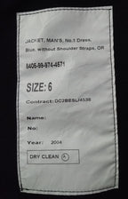 British Army Jacket No1 Blues Dress Tunic Blues ORs Unissued No Buttons or Shoulder Straps
