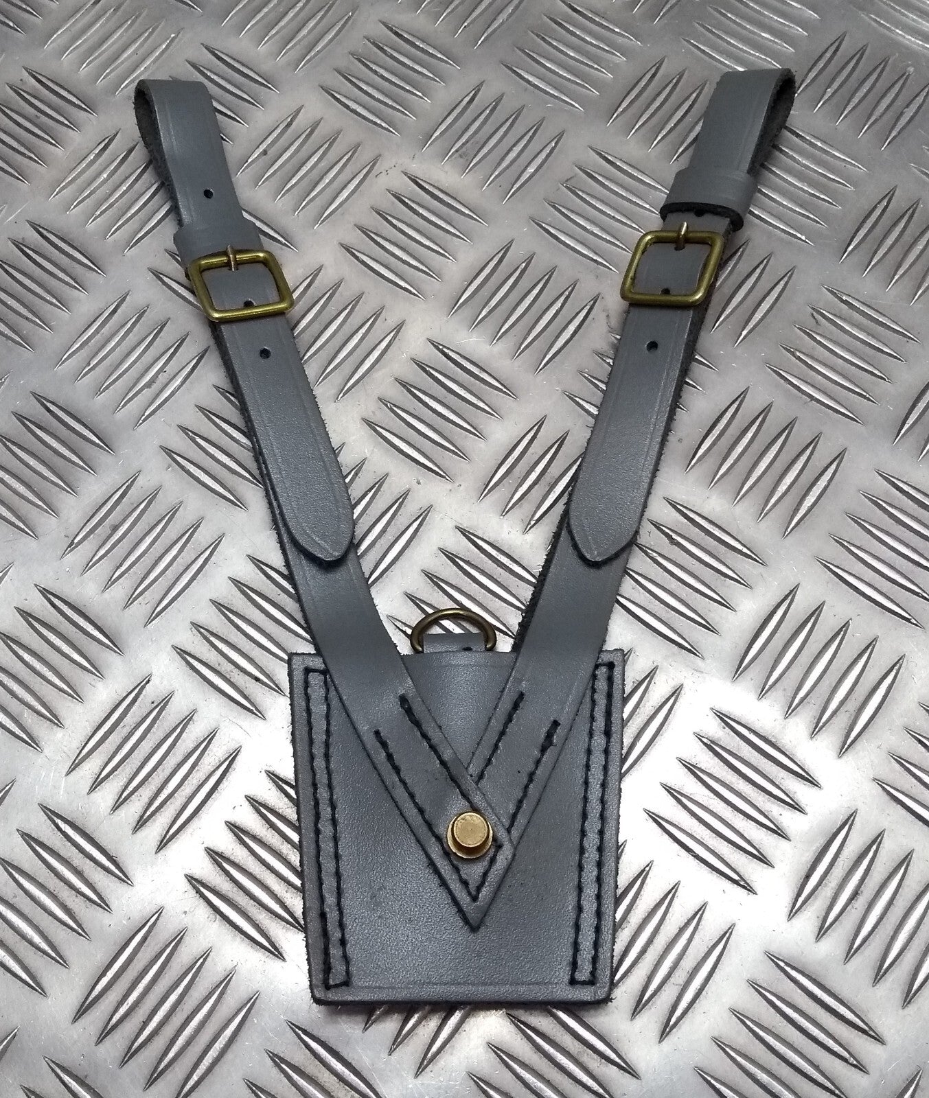 Kuwait Sword Frog issue British Made Grey Leather Dress