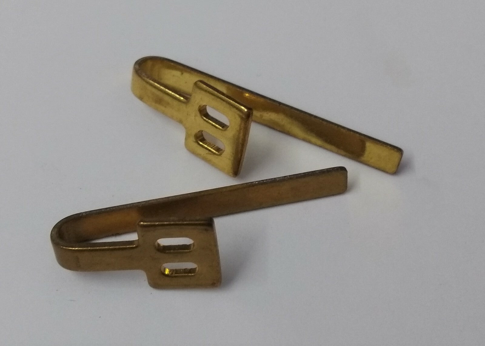 Genuine Vintage Issue Jacket Tunic or Coat Brass Belt Hooks X2 STD210
